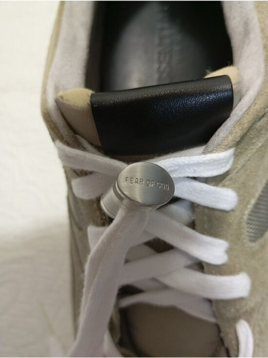 Fear Of God Essentials Mens Suede & Mesh Gray Lace-Up Sneakers Size 42 US (9.5) main image 4